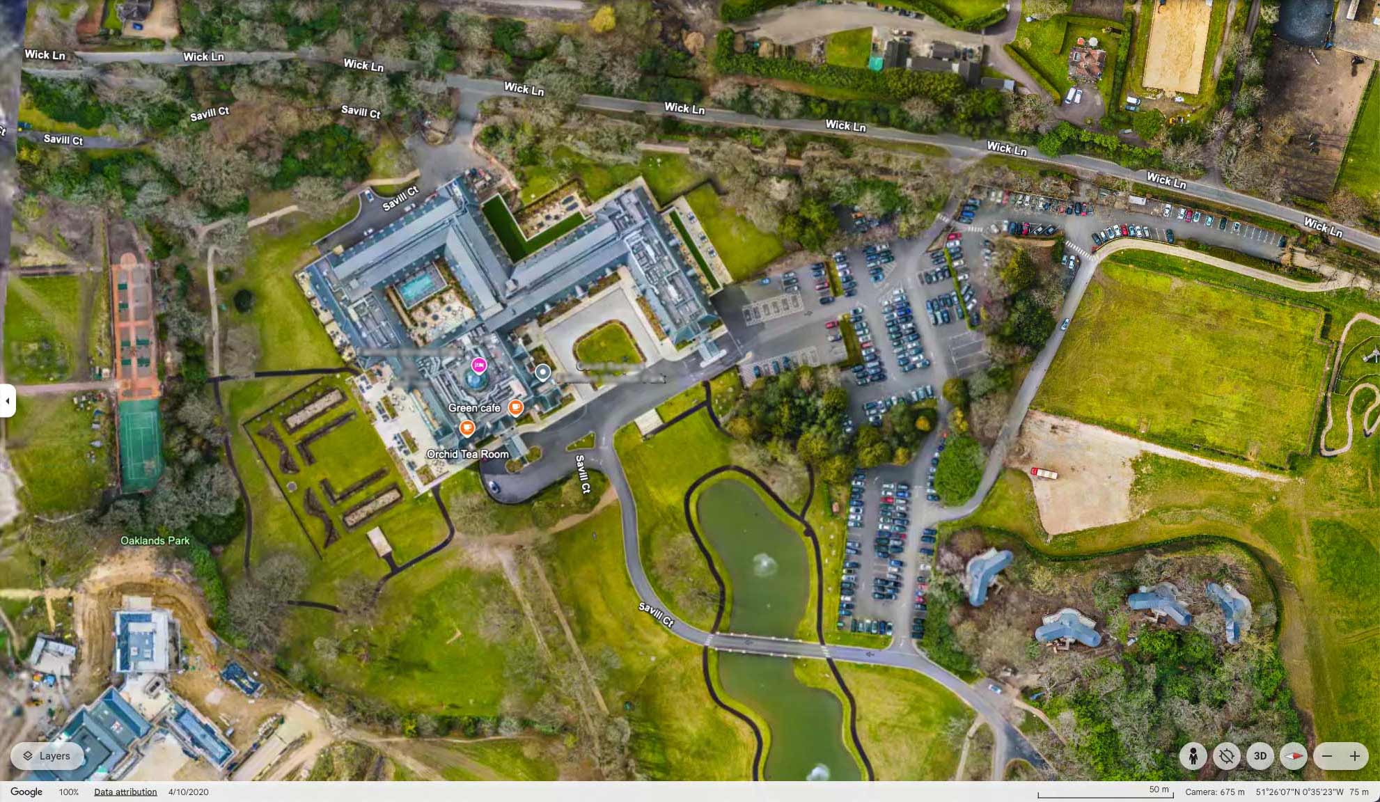 The same destination after HypaMaps Content Partner submission - refreshed imagery and verified POI placement.
